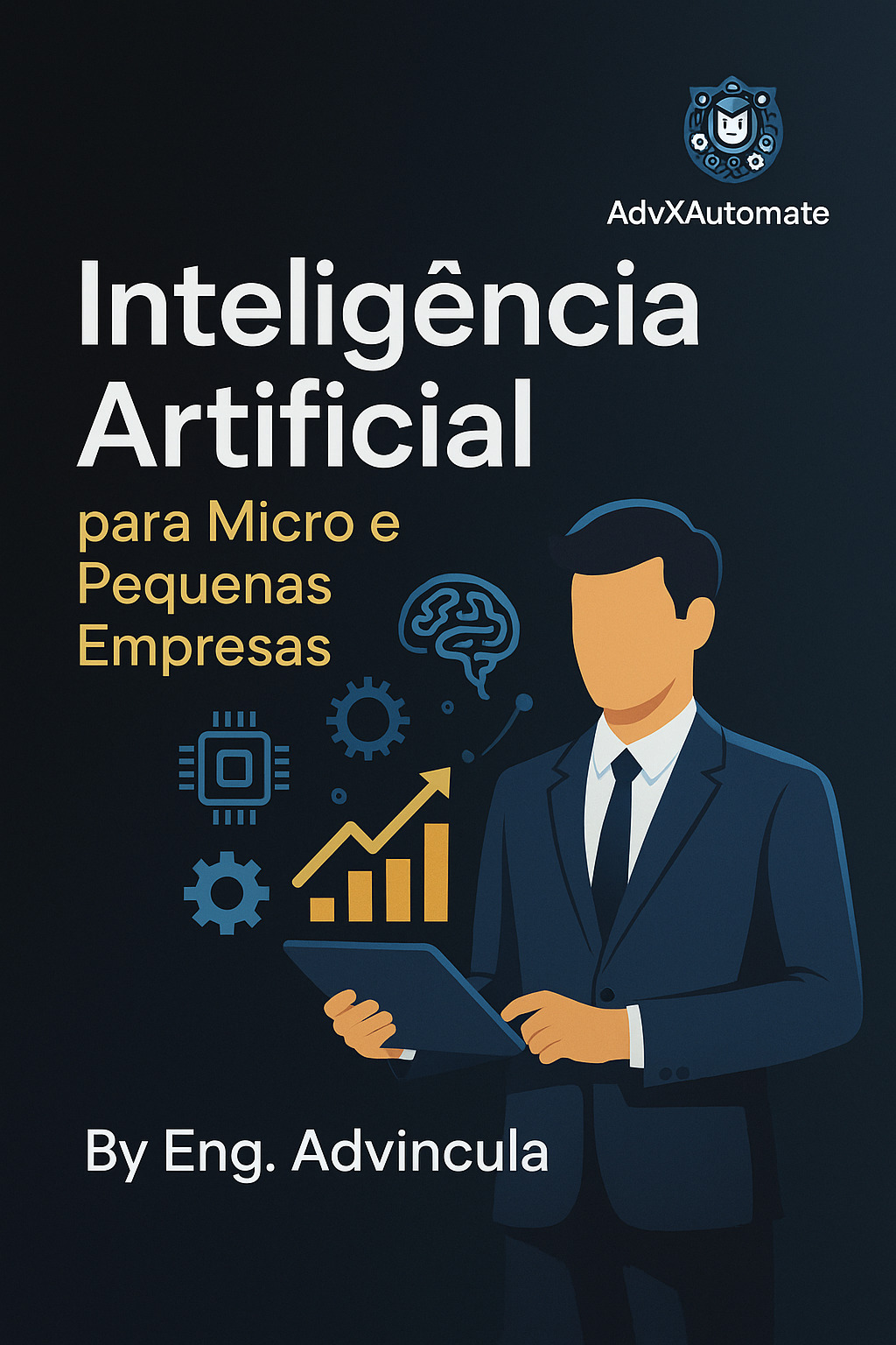 Capa do e-book Guia Prático — IA para pequenas empresas